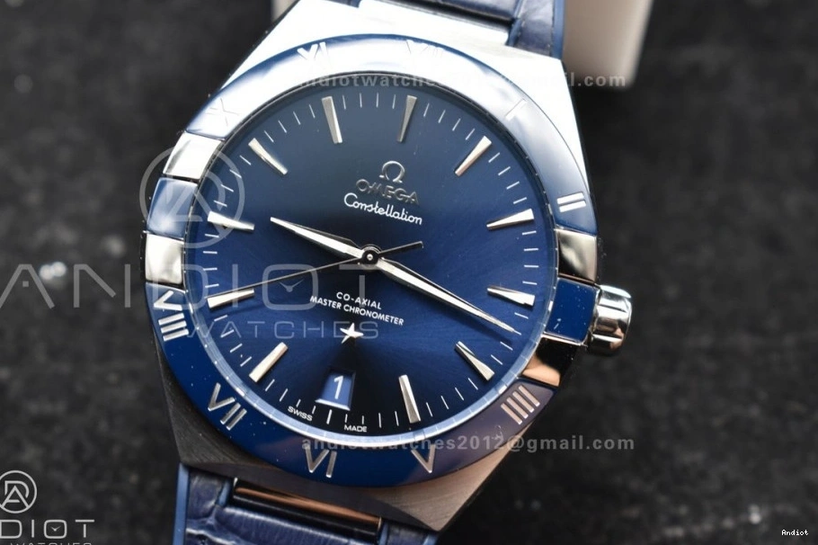 SS 1:1 Dial Blue Edition Super Blue VSF Gummy Clone A8900 Ceramic Best Blue Constellation Strap on 1229